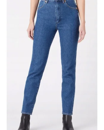 Blugi dama,  WALKER SLIM, albastru, bumbac, Albastru