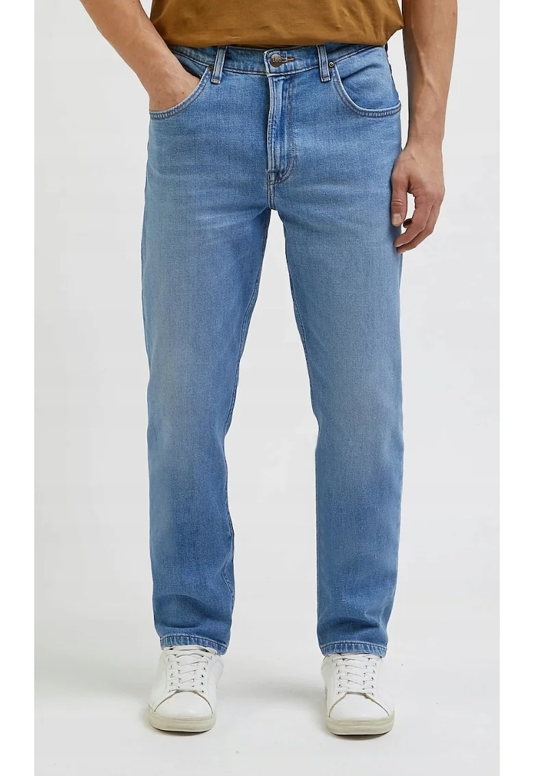 Blugi barbati  Brooklyn Straight regular fit albastru bumbac, Albastru