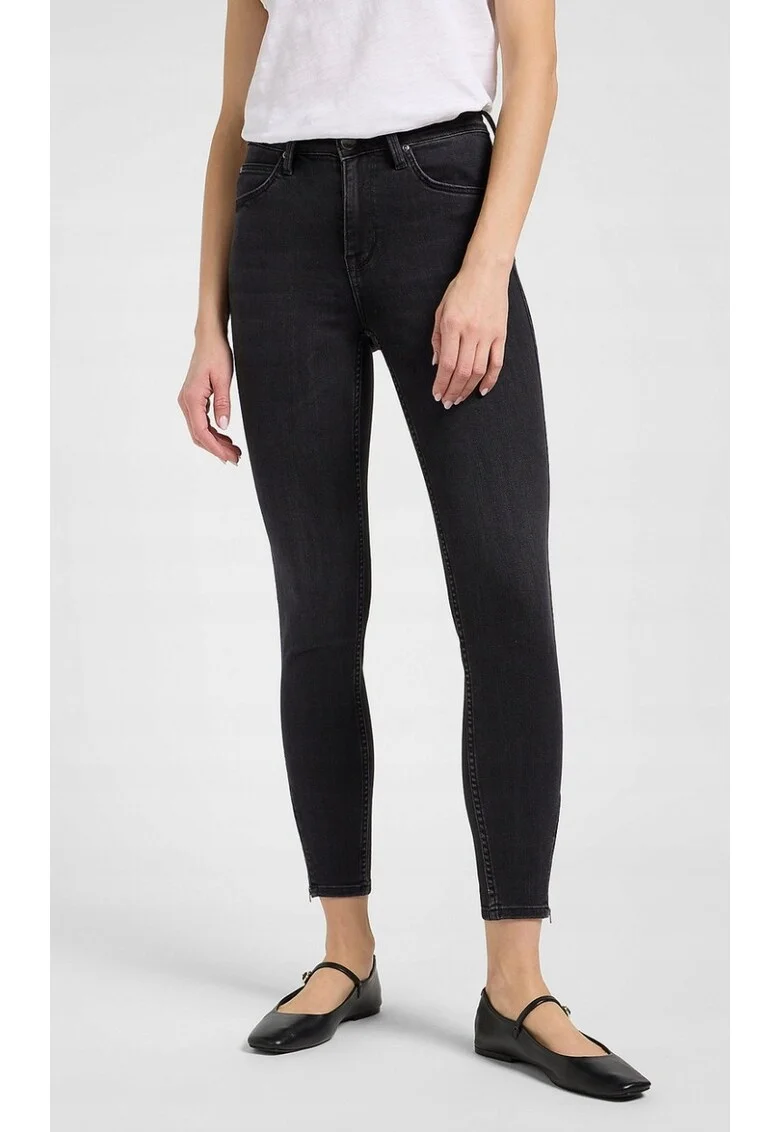 Blugi dama 112365074,  Bumbac, Negru, Negru