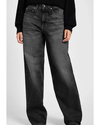 Blugi dama,  Bumbac, Negru, Negru