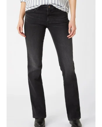 Blugi dama,  negru, bumbac W28BZJ35H, Negru