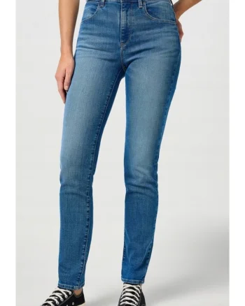 Blugi dama,  slim fit, albastru, bumbac, Albastru