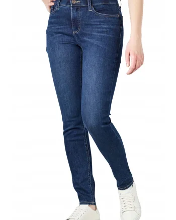 Blugi dama  ULTRA LUX, bumbac/poliester/elastan, skinny, albastru