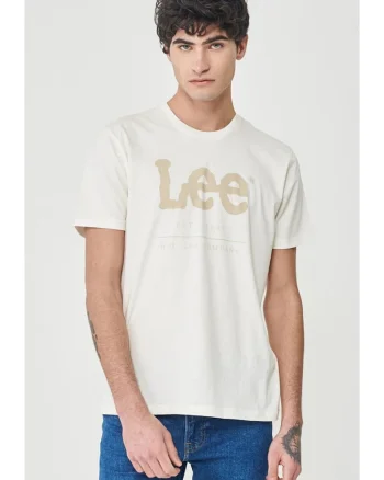 Tricou barbati  LOGO TEE alb, bumbac, cu logo, standard,