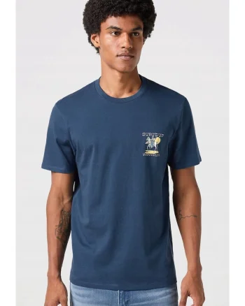 GRAPHIC TEE Dark Denim tricou bumbac barbati t-shirt imprimeu