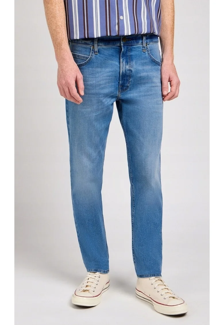 Blugi  Rider Slim, albastru, din denim, cu elasticitate, pentru barbati