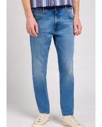 Blugi  Rider Slim, albastru, din denim, cu elasticitate, pentru barbati