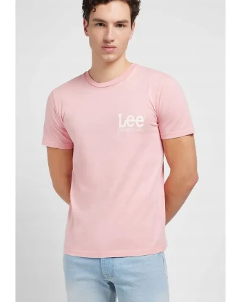 Tricou barbati,  Cassie, bumbac, roz, maneca scurta