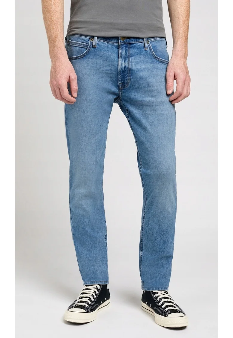 Blugi barbatesti  Luke Carrier, bumbac/elastan, albastru