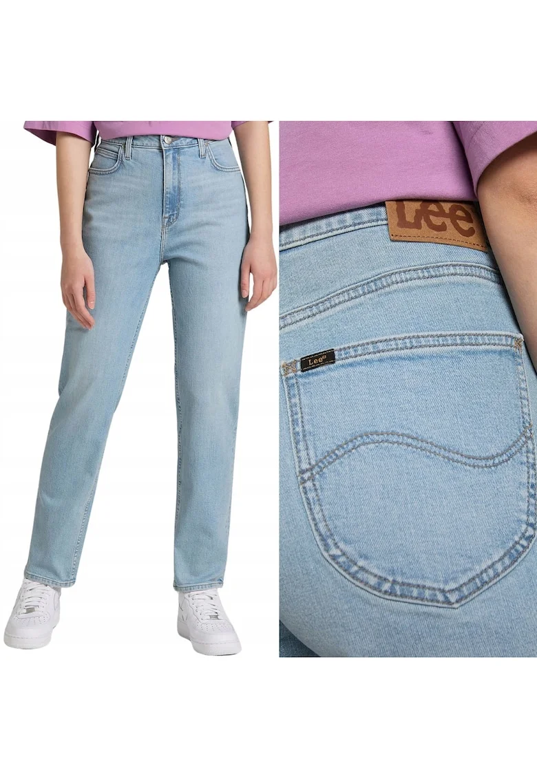 Blugi dama  scurti, regular fit, albastru, bumbac,