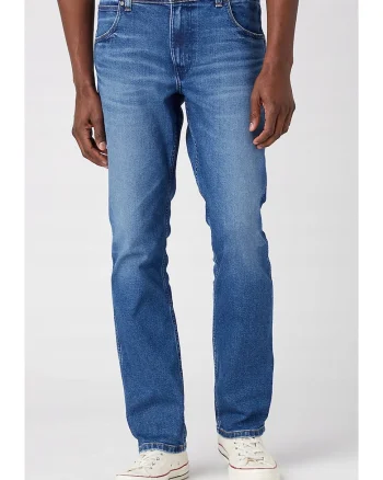 Blugi barbati,  Greensboro, regular fit, albastru, bumbac,
