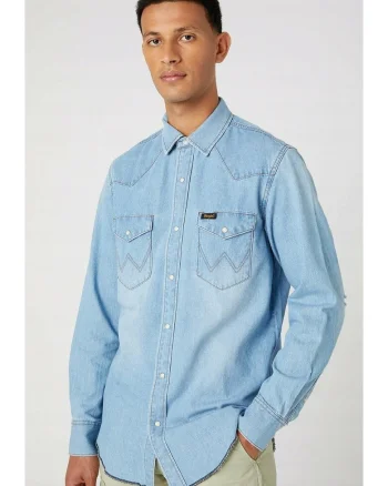 Camasa barbati,  Heritage, regular fit, albastru, bumbac