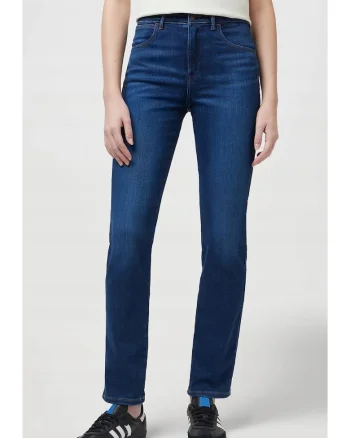 Blugi dama W26LZM23Z,  slim fit, albastru, bumbac, Albastru