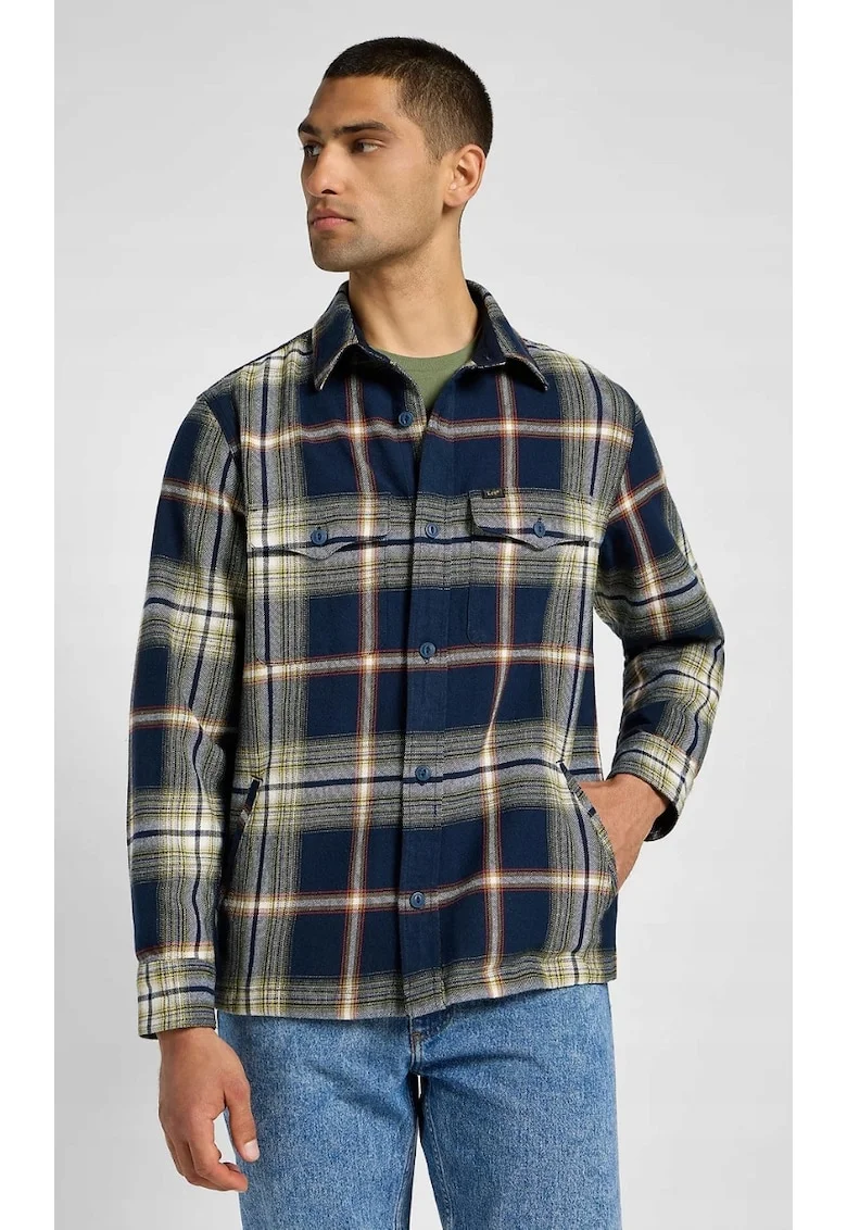 Camasa  bumbac, cu buzunare, Multicolor