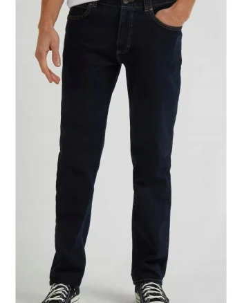 Blugi barbati  straight fit, confortabili, albastru, bumbac