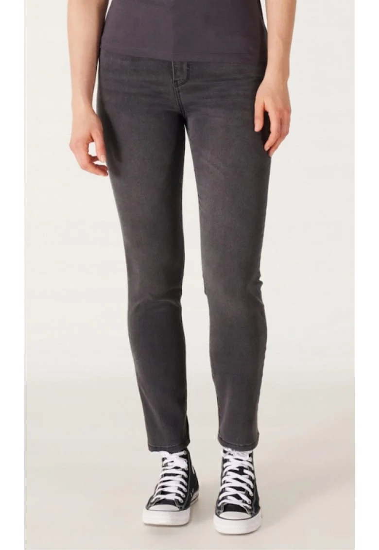Blugi dama  Zuri, bumbac/poliester/elastan, slim, gri