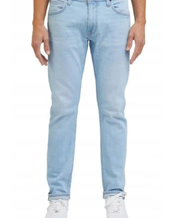 Blugi barbatesti  Luke, bumbac/elastan, albastru deschis,