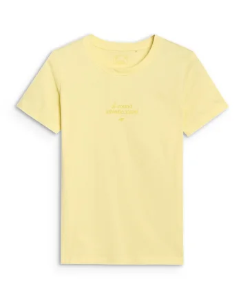 Tricou  bumbac 100%, galben pal, Galben pal