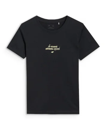 Tricou  Negru, Bumbac, XS-XXL, Negru