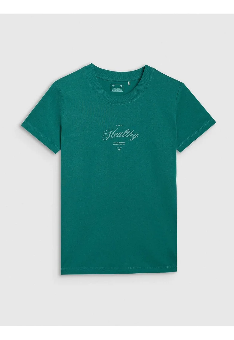 Tricou  Verde Azur, Bumbac, Verde