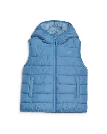 Vesta Matlasata  Junior, Denim - 43974, Albastru