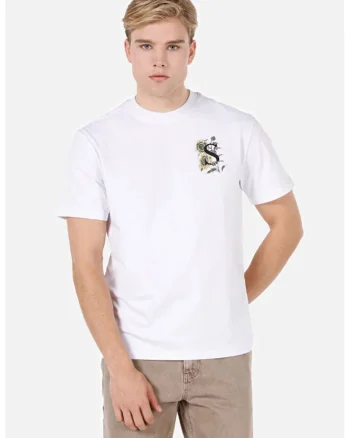 Tricou Cu Maneca Scurta De Barbati Alb Comfort Fit Cl1072065 8684112536293, White