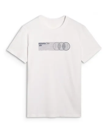 Tricou barbati  100% bumbac, Club alb, Alb