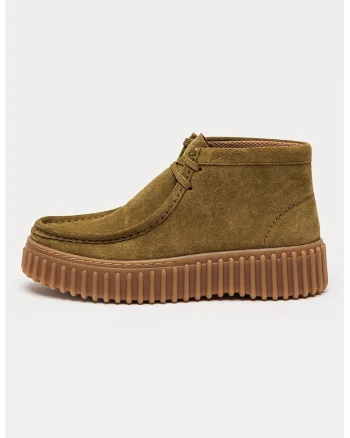 Ghete de piele nabuc Torhill-Moss, Verde sparanghel