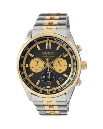 Ceas barbati  Chronograph - 65767, Argintiu/Auriu