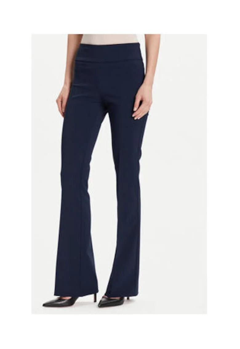 Pantaloni dama,  bleumarin, 90% poliester, 10% elastan - 79746, Bleumarin