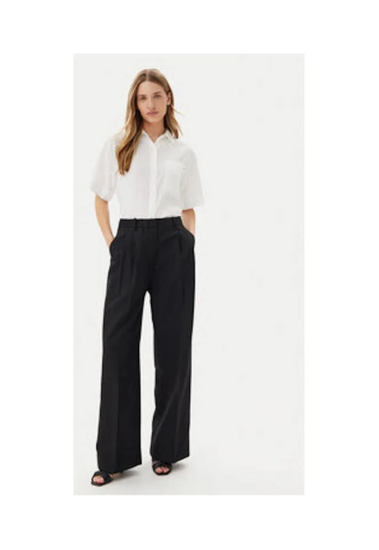 Pantaloni  poliester, negru - 65487, Negru