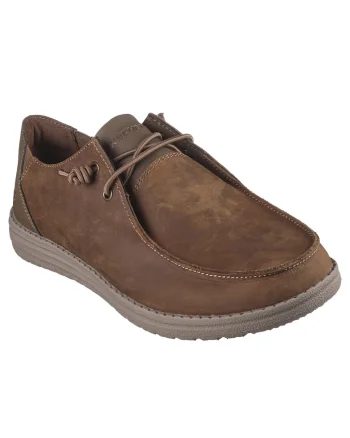 Pantofi boat din piele ecologica Melson - Ramilo, Maro