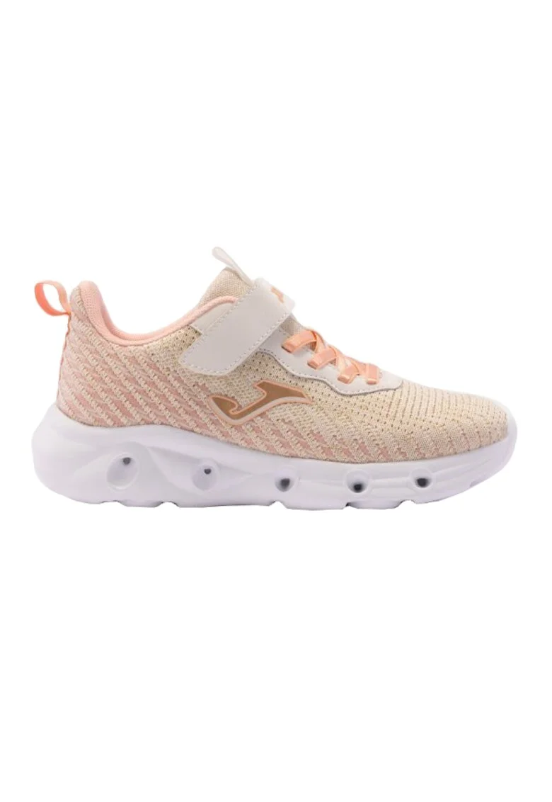 Pantofi sport copii cu velcro Butterfly JR JBUTTS2425V,  Bej, Bej