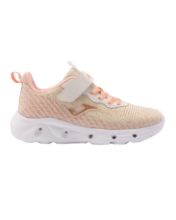 Pantofi sport copii cu velcro Butterfly JR JBUTTS2425V,  Bej, Bej