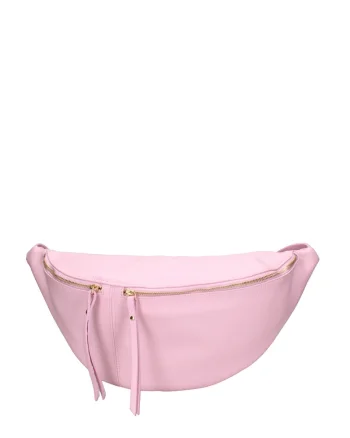 Borseta de piele Caelia, Roz