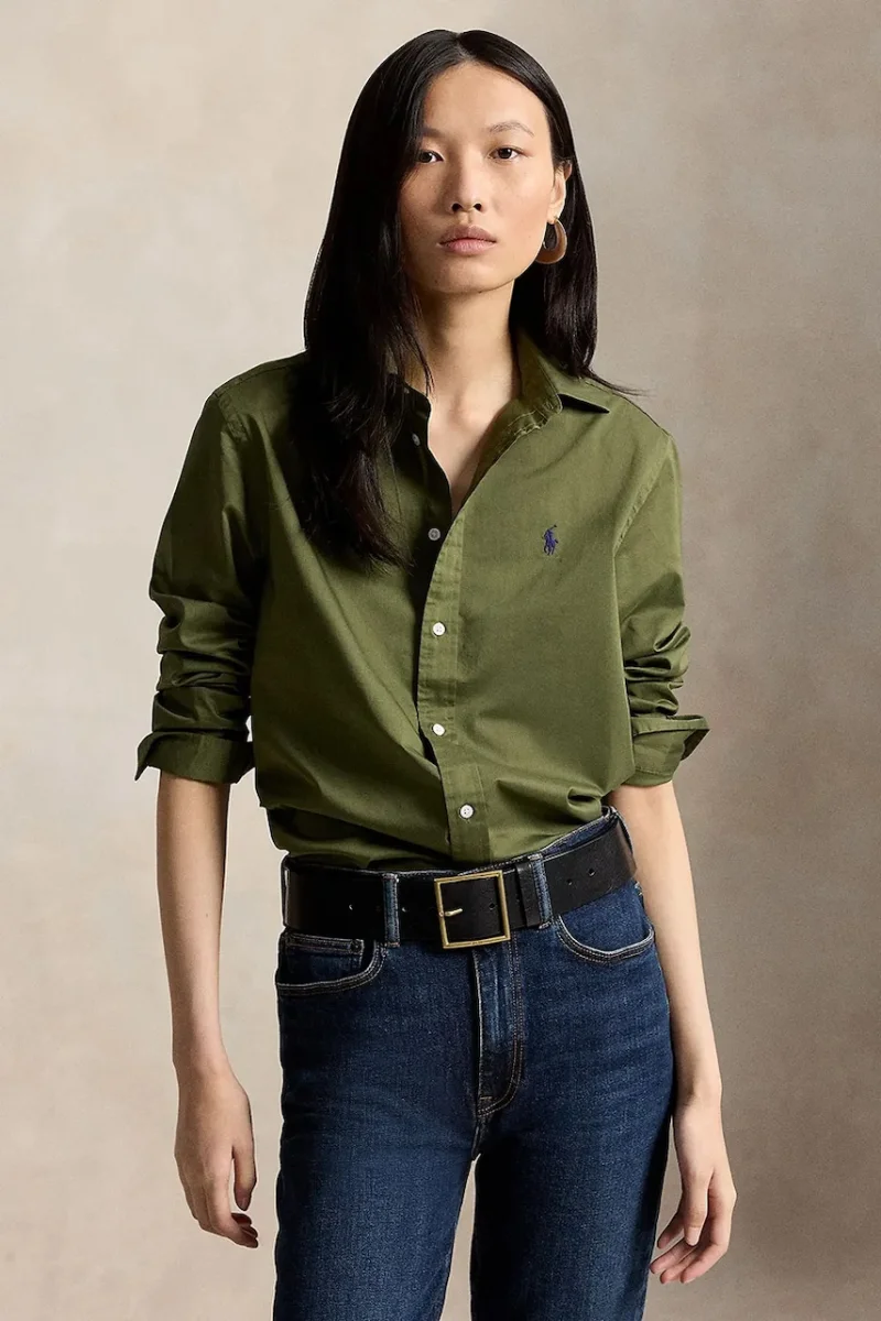 Polo Ralph Lauren cămașă pentru femei din bumbac