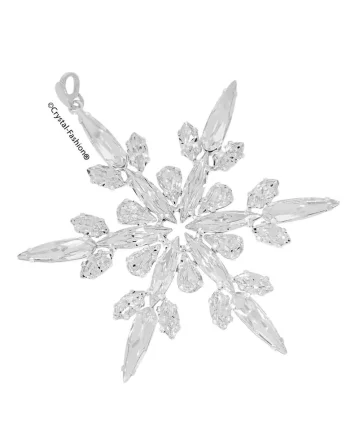 Pandantiv cu cristale Swarovski® Fulg de nea