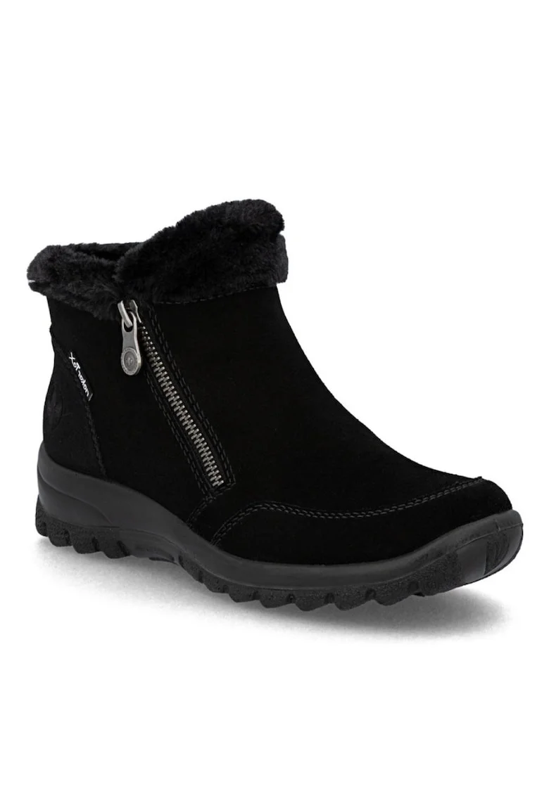 Rieker Ready2Go cizme scurte din piele pentru femei cu membrană impermeabilă L7188-00