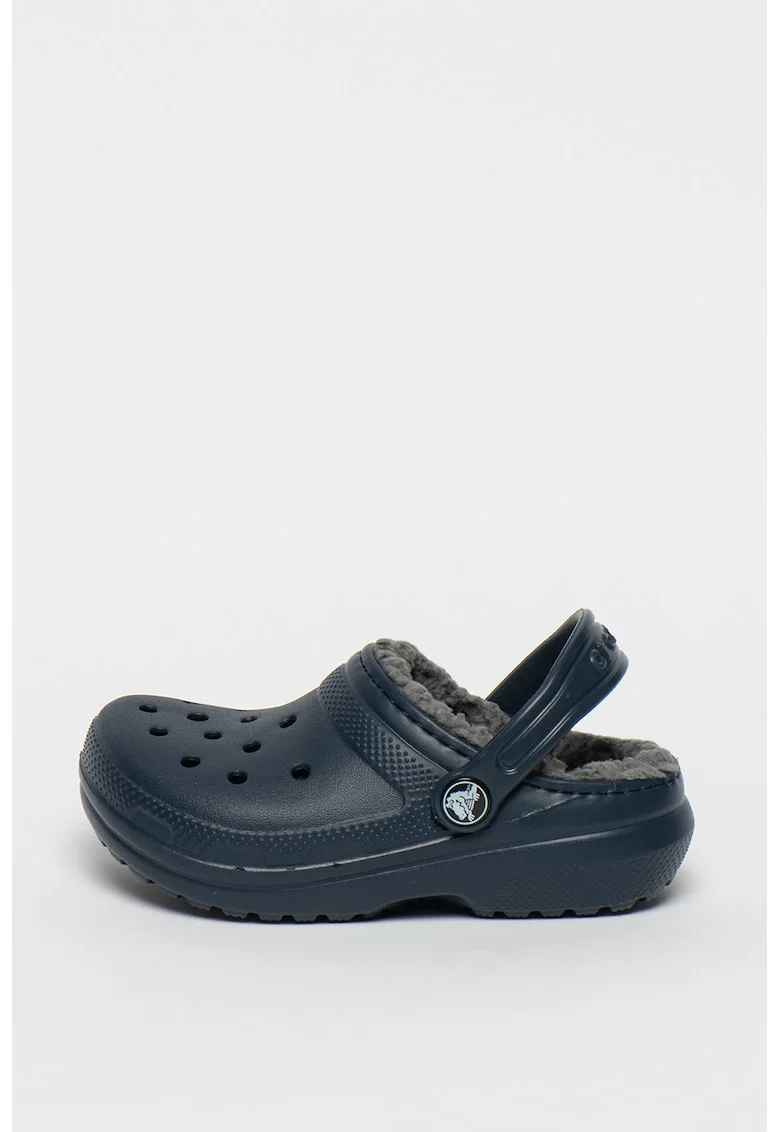 Saboti Izolati Copii,  Classic Lined 207010 Clog, Albastru, Bleumarin