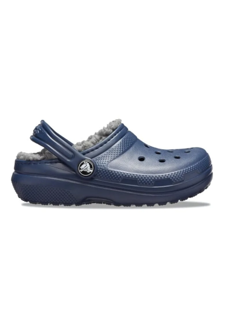 Saboti Izolati Copii,  Classic Lined 207010 Clog, Albastru, Alb