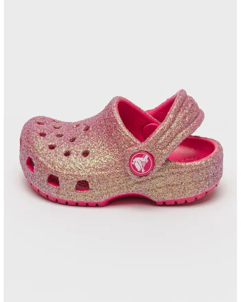Saboti slingback cu aspect stralucitor, Auriu/Roz zmeuriu