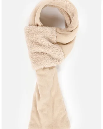 Esarfa din material teddy, Bej