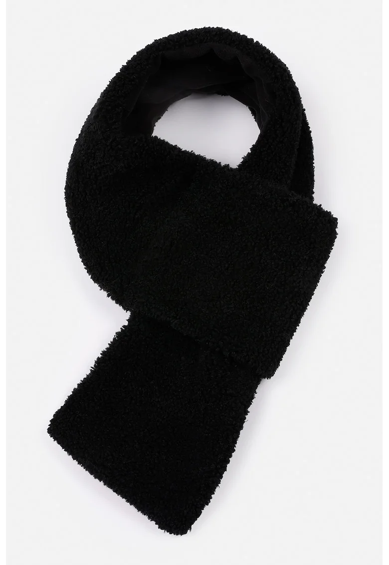 Fular cu model uni, Negru