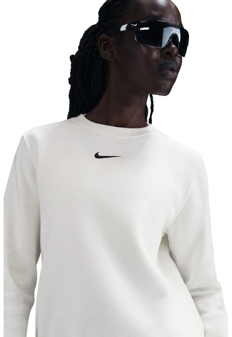 Bluza de trening lejera cu captuseala calduroasa Phoenix, Alb/Negru