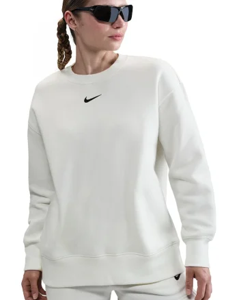 Bluza de trening supradimensionata cu maneci cazute, Alb murdar