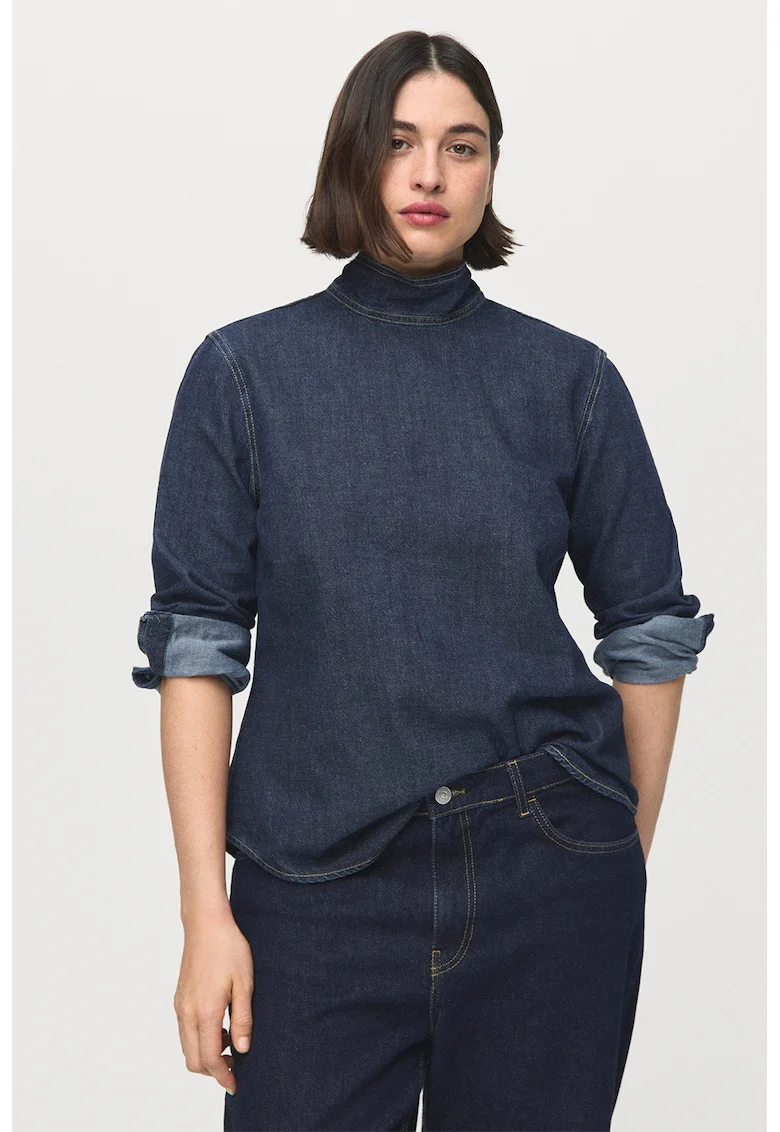 Bluza de denim, Albastru inchis