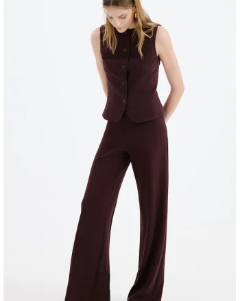 Pantaloni uni drepti, Visiniu