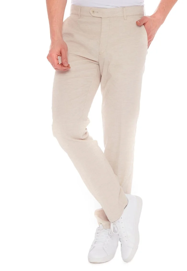 Pantaloni barbati  Bonn 5679 bej, Bej