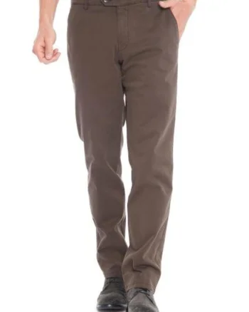 Pantaloni barbati,  Bonn 6468, maro,, Maro
