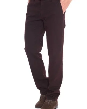 Pantaloni barbati,  Eton 6565,, Visiniu